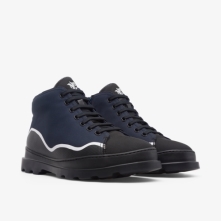 Camper Twins Ankle Boots Black / Navy / White - Mens Singapore AMUEWB-118